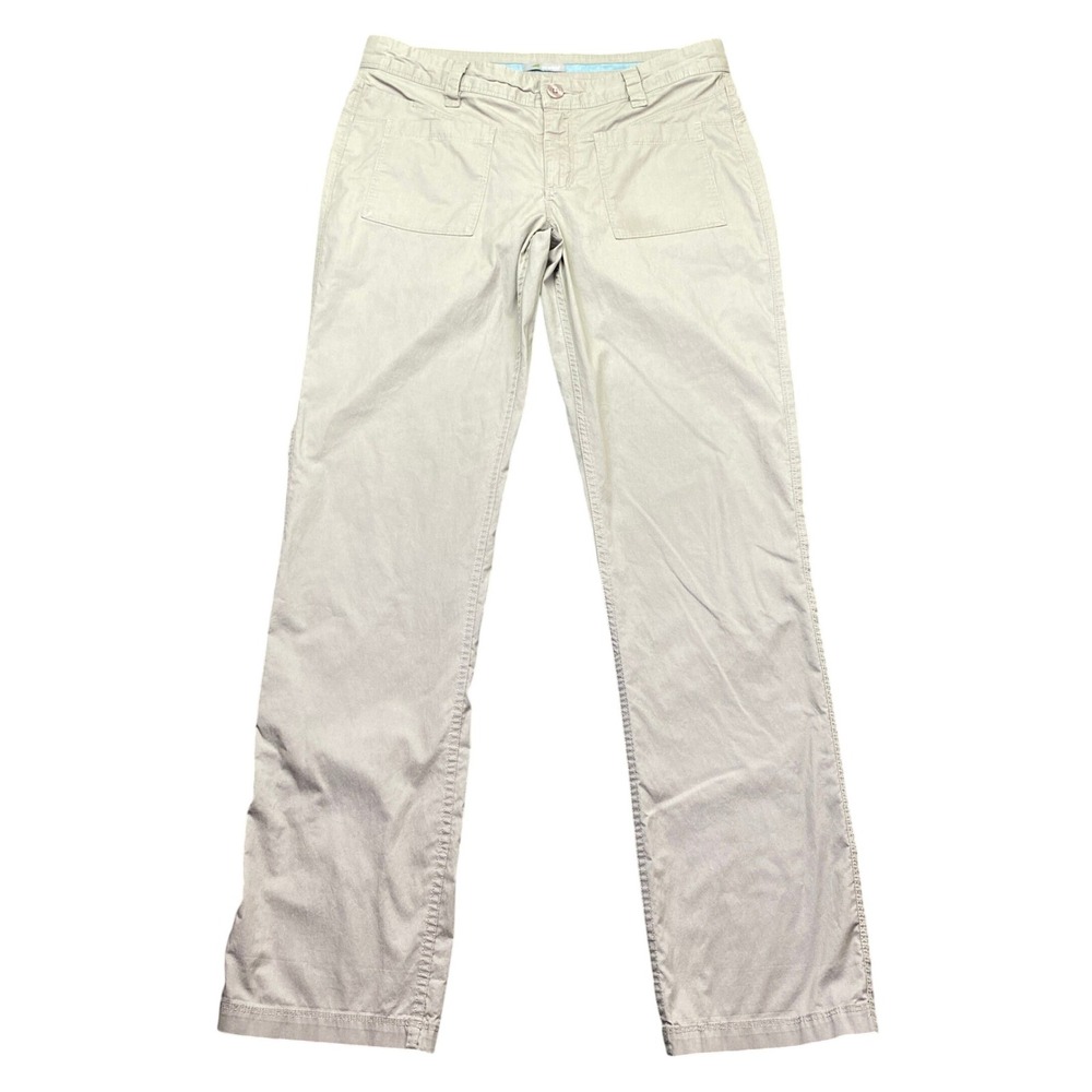 Horny Toad Womens Size 8 Khaki Tan Organic Cotton Straight Leg Hiking Pants